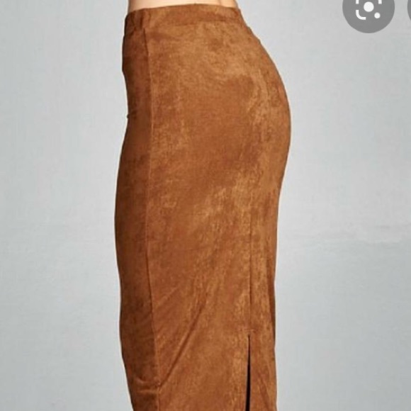 Marc New York faux suede skirt NWOT - Picture 4 of 7